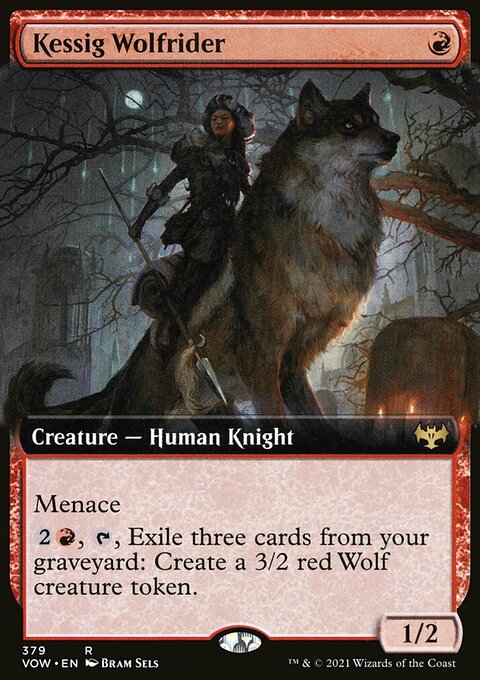 Kessig Wolfrider (Extended Art) [Innistrad: Crimson Vow]