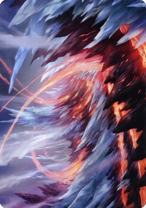 Frostboil Snarl Art Card [Strixhaven: School of Mages Art Series]