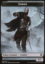 Horror // Zombie Double-Sided Token [Commander Legends Tokens]