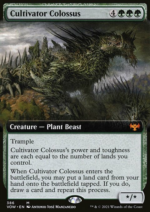 Cultivator Colossus (Extended Art) [Innistrad: Crimson Vow]