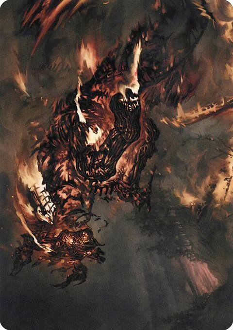 Pyre Spawn Art Card [Innistrad: Crimson Vow Art Series]