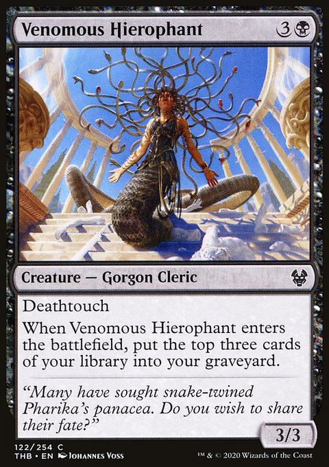 Venomous Hierophant [Theros Beyond Death]
