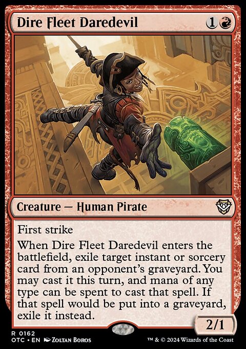 Dire Fleet Daredevil [Outlaws of Thunder Junction Commander]