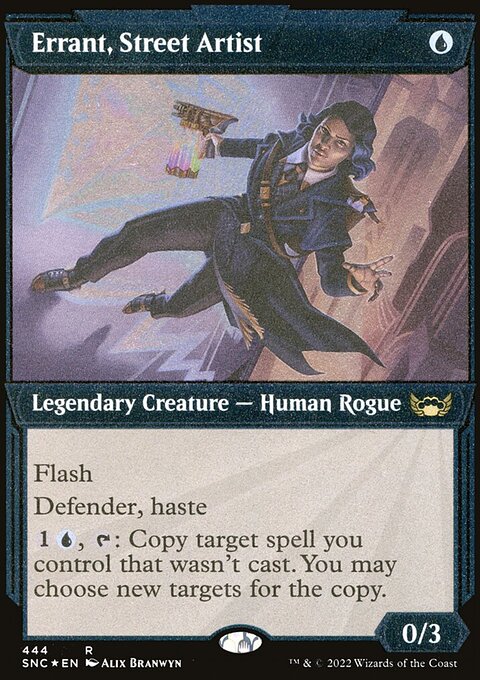 Errant, Street Artist (Showcase Art Deco Foil Etched) [Streets of New Capenna]