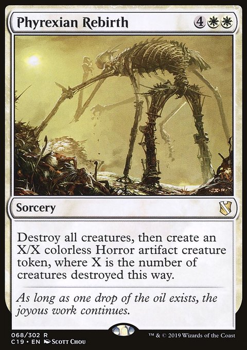 Phyrexian Rebirth [Commander 2019]