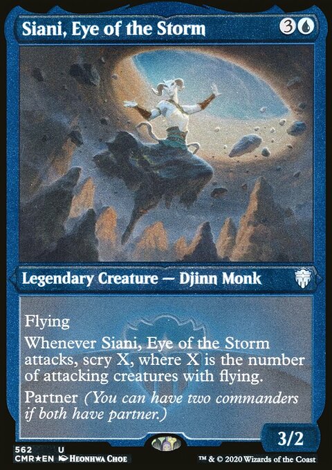 Siani, Eye of the Storm (Etched) [Commander Legends]