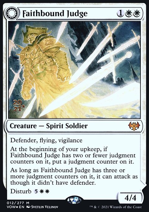 Faithbound Judge // Sinner's Judgment [Innistrad: Crimson Vow Prerelease Promos]