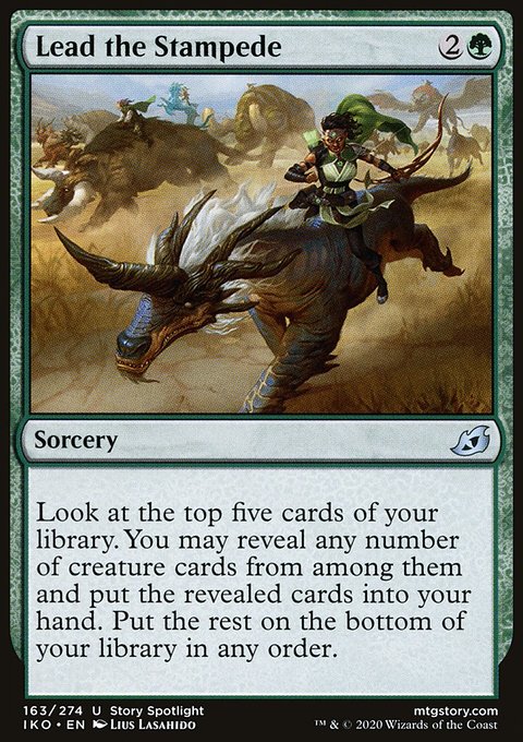 Lead the Stampede [Ikoria: Lair of Behemoths]