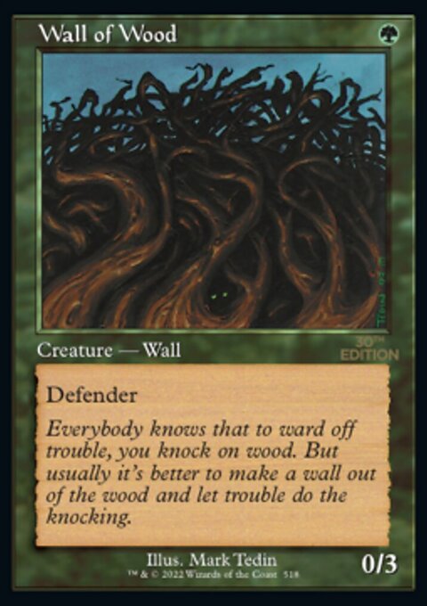 Wall of Wood (Retro) [30th Anniversary Edition]