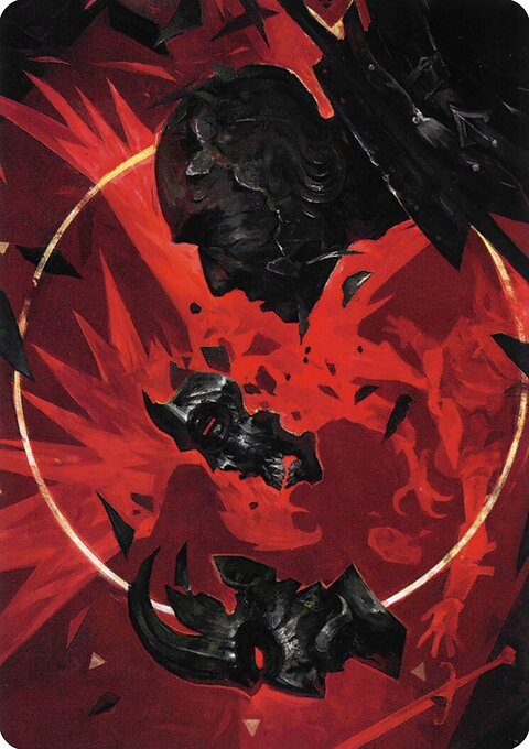 Abrade Art Card [Innistrad: Crimson Vow Art Series]
