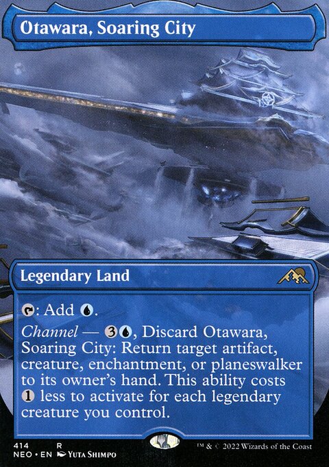 Otawara, Soaring City (Borderless Alternate Art) [Kamigawa: Neon Dynasty]