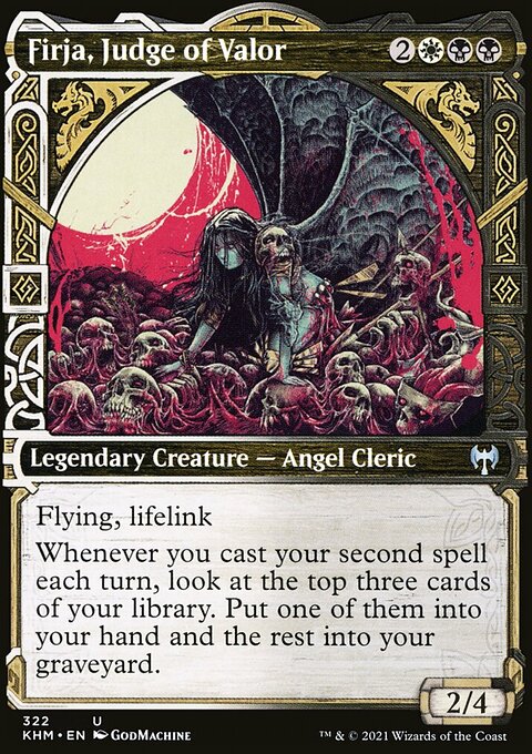 Firja, Judge of Valor (Showcase) [Kaldheim]