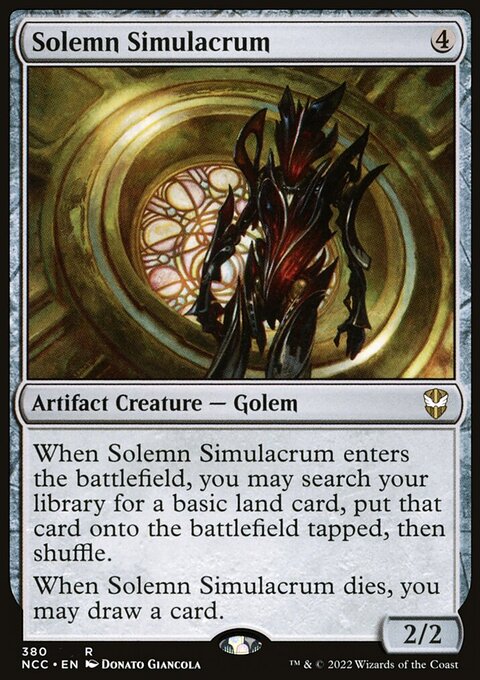 Solemn Simulacrum [Streets of New Capenna Commander]