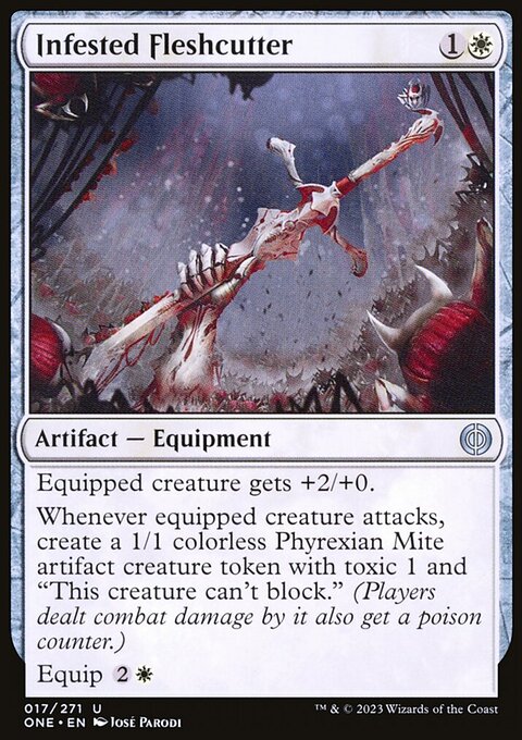 Infested Fleshcutter [Phyrexia: All Will Be One]
