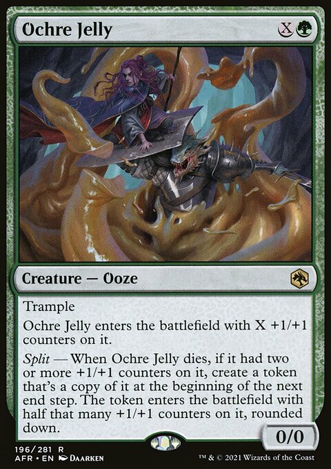 Ochre Jelly [Dungeons & Dragons: Adventures in the Forgotten Realms]
