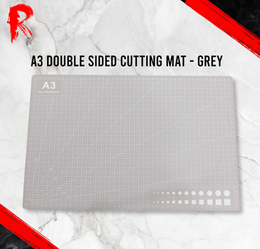 A3 Double Sided Cutting Mat - Grey