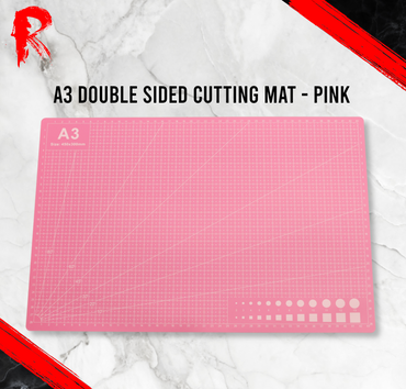 A4 Double Sided Cutting Mat - Pink