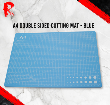 A4 Double Sided Cutting Mat - Blue