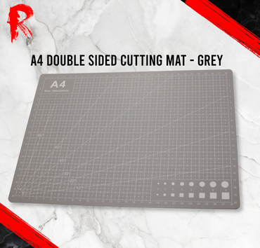 A4 Double Sided Cutting Mat - Grey