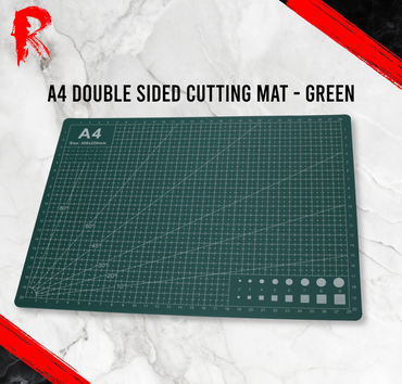 A4 Double Sided Cutting Mat - Green