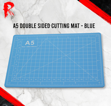 A5 Double Sided Cutting Mat - Blue