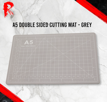 A5 Double Sided Cutting Mat - Grey