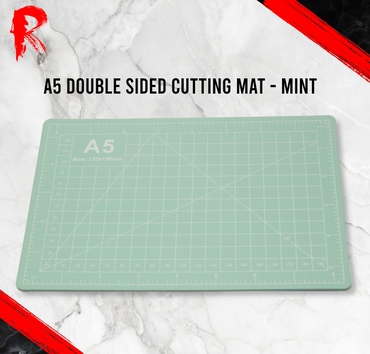 A5 Double Sided Cutting Mat - Mint