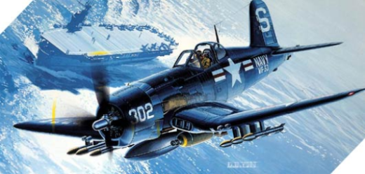 Academy 1/48 Vought F4U-4B Corsair Plastic Model Kit