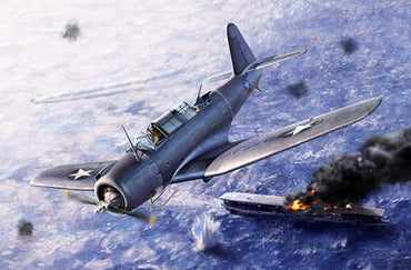1/48 SB2U-3 "Battle of Midway" Plastic Model Kit