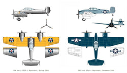 Academy 1/48 USN XF5F-1 Skyrocket Plastic Model Kit