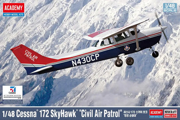 Academy 1/48 Cessna® 172 Skyhawk® ”Civil Air Patrol”  Plastic Model Kit