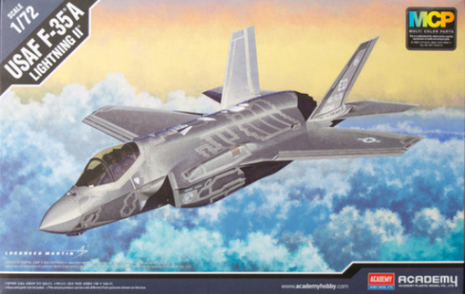 Academy 1/72 F-35A Lightning II MCP Plastic Model Kit *Aus Decals*