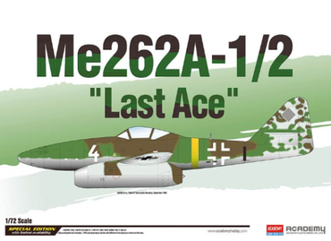 1/72 ME262A-1/2 "Last Ace" Le: Plastic Model Kit