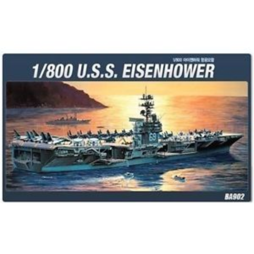 1/800 U.S.S. CVN-69 Eisenhower Plastic Model Kit