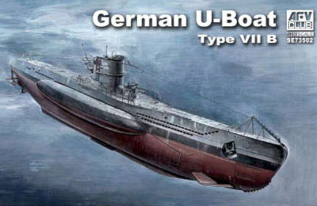 Club 1/350 German U-Boat Type VII B Plastic Model Kit