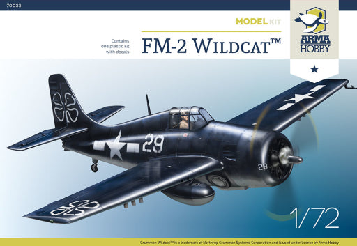 Arma Hobby 1/72 FM-2 Wildcat Plastic Model Kit