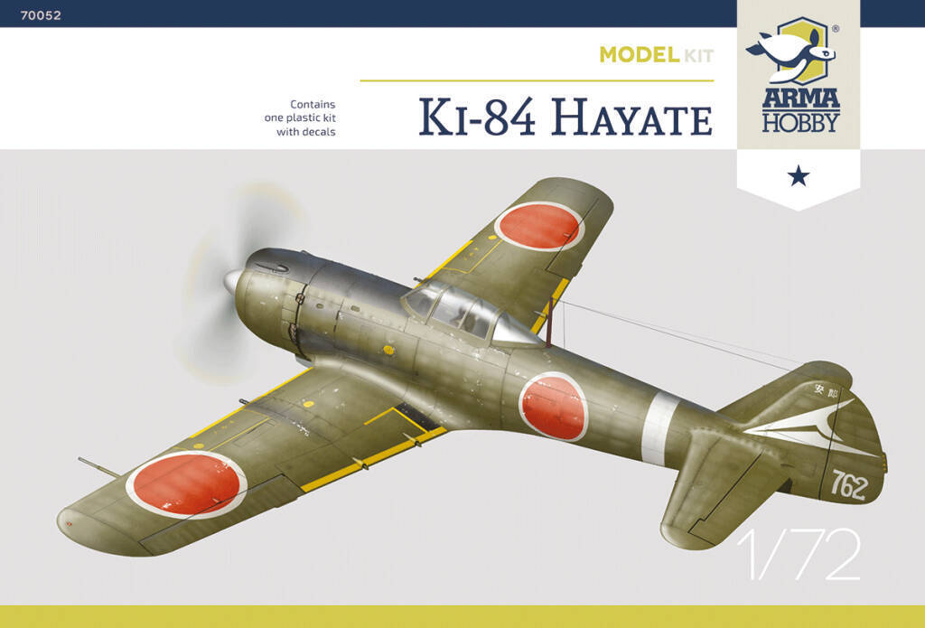 1/72 Nakajima Ki-84 Hayate Plastic Model Kit