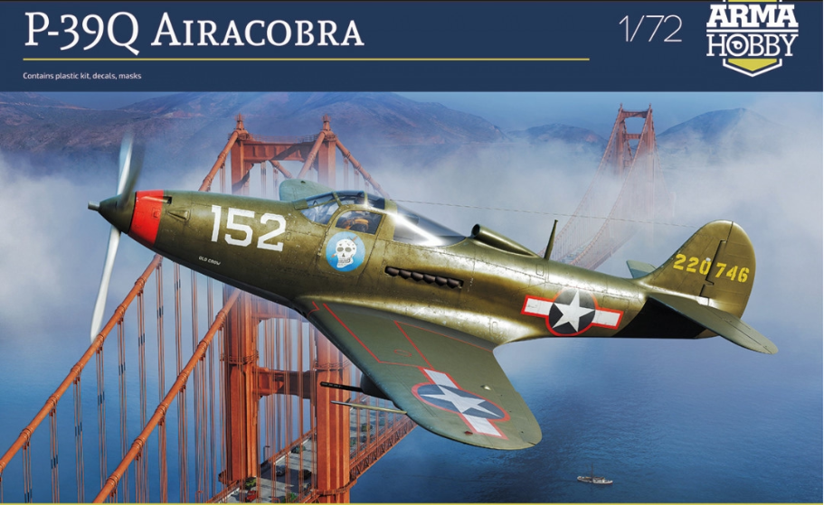 1/72 P-39Q Airacobra Plastic Model Kit