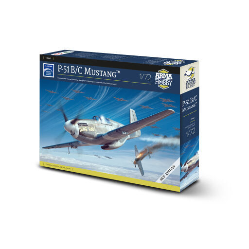 Arma Hobby 1/72 Mustang P-51 B/C Plastic Model Kit