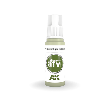 AK Interactive AFV Series: APC Interior Light Green (FS24533) Acrylic Paint 17ml 3rd Generation