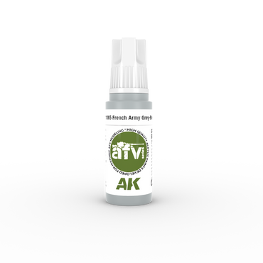 AK Interactive AFV Series: French Army Grey-Blue Acrylic Paint 17ml 3rd Generation