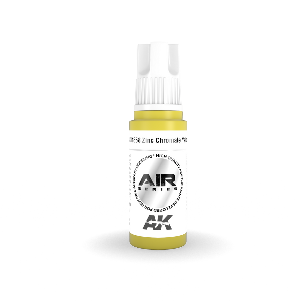 AK Interactive Air Series: Zinc Chromate Yellow Acrylic Paint 17ml 3rd Generation
