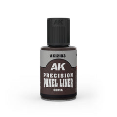 AK Interactive - Precision Paneliner- Sepia 30ml
