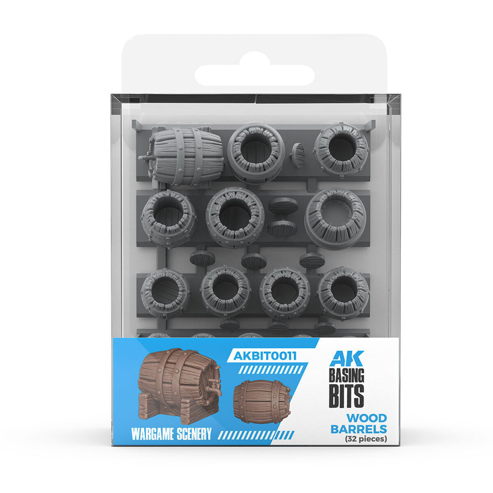 AK Interactive Basing Bits - Wood Barrels