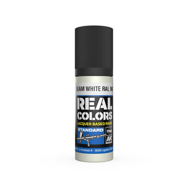 AK Interactive Real Colors: Cream White RAL 9001 - 17ml Lacquer Paint