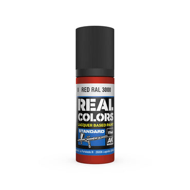 AK Interactive Real Colors: Red RAL 3000 - 17ml Lacquer Paint