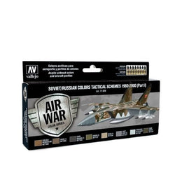 Vallejo Model Air Soviet / Russian Tactical Schemes 1960-2000 (Part I) (8) Acrylic Paint Set