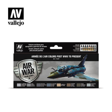 Vallejo Model Air - Armée De L'Air Colors Post WWII To Present 8 Colour Set