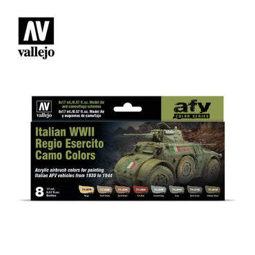 Vallejo Model Air: Italian WWII Regio Esercito Camo Colours Set (Copy)