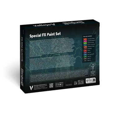 Vallejo Special FX Paint Set - 12 Acrylic Paints